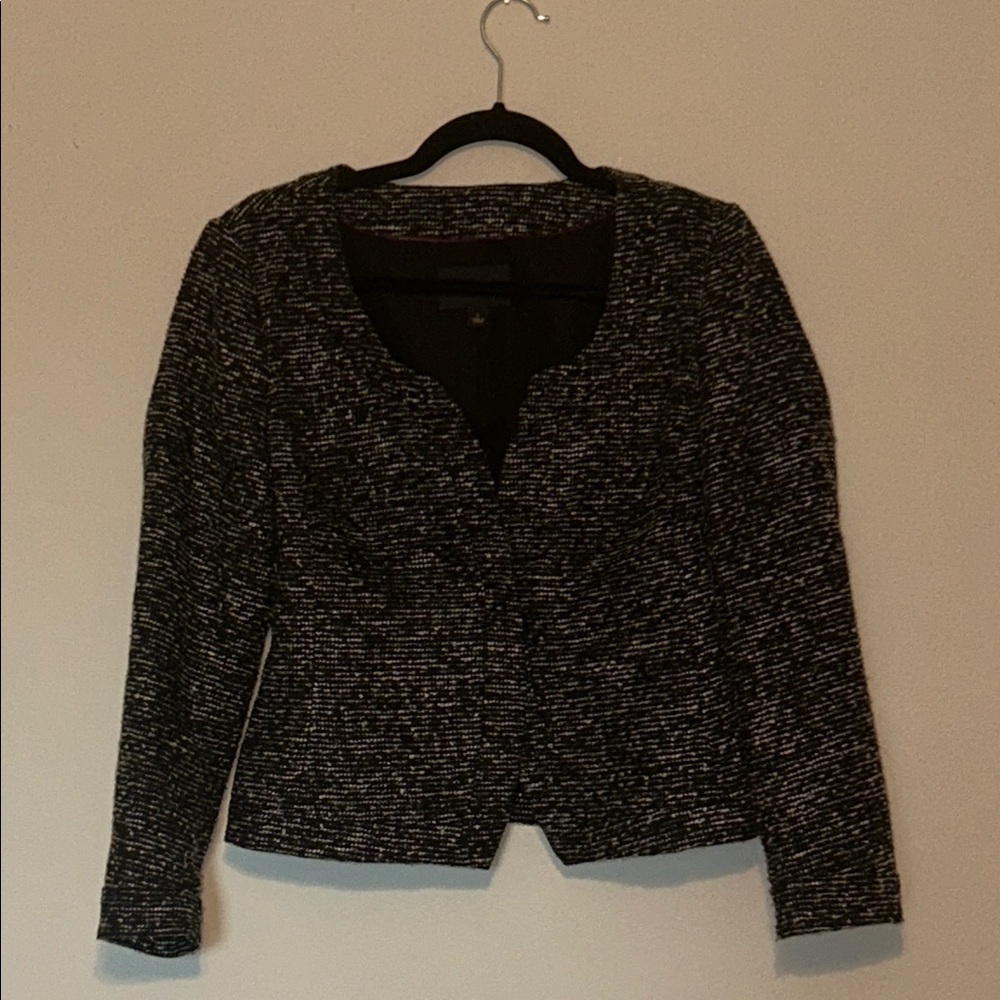 Banana Republic Monochrome Textured Blazer